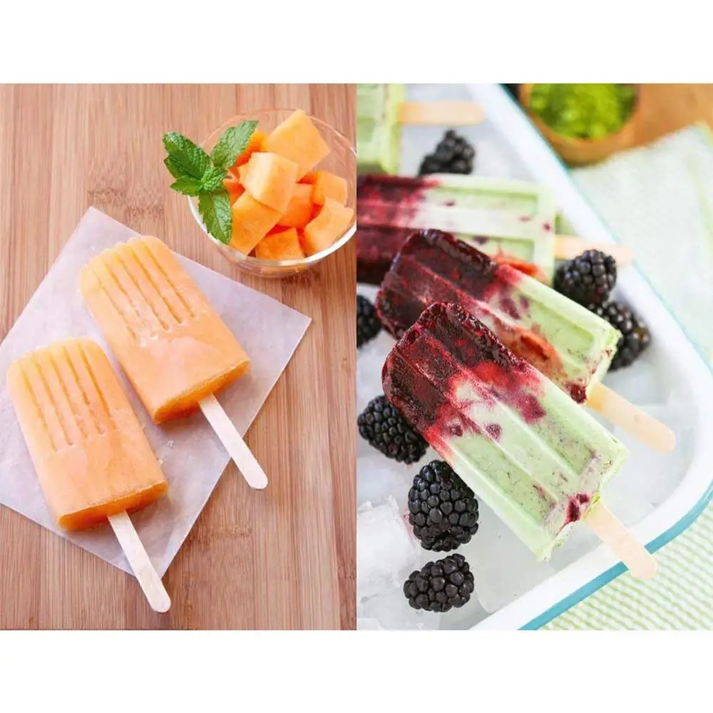 Bulk Disposable Ice Cream Tasting Sticks Dessert Spoons for Tasting Wooden Ice Cream Paddle Spoons