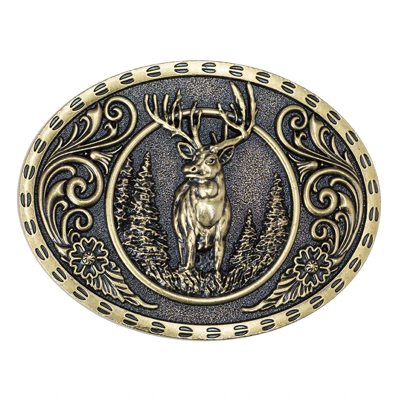 Factory Customized High-End Fashionable Exquisite Craftsmanship Retro Style Belt Buckle