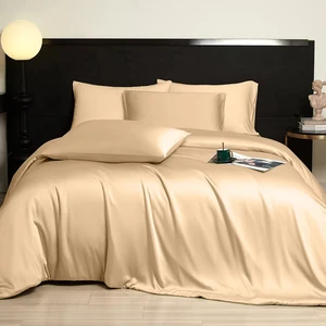 Wholesale 3-Piece Bamboo Bed Sheets Set 100% Organic Bamboo Fitted Bedsheet Woven Technics