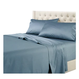 100% Soft Heavy Weight Double Brushed Cotton Sheet Set with Plaid Style Like a Luxury Comfort Bedding