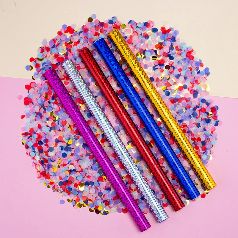 Confetti Party Cannon,Party Poppers Shooters Biodegradable Confetti For