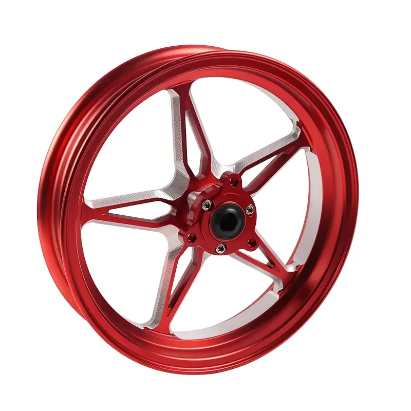 And Machined Aluminum Alloy Wheel Rim 12*2.5 Inch For Electric