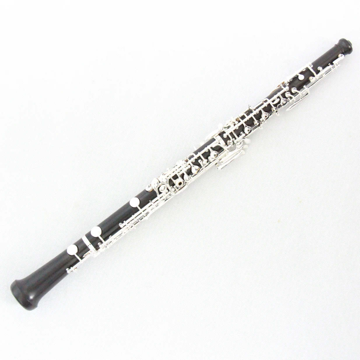 OEM High Quality Chinese C Tone Ebony Wood with Silver Plated Oboe