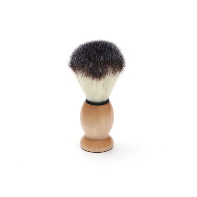 custom logo small pocket wholesale beard shaving brushes brosse barbe