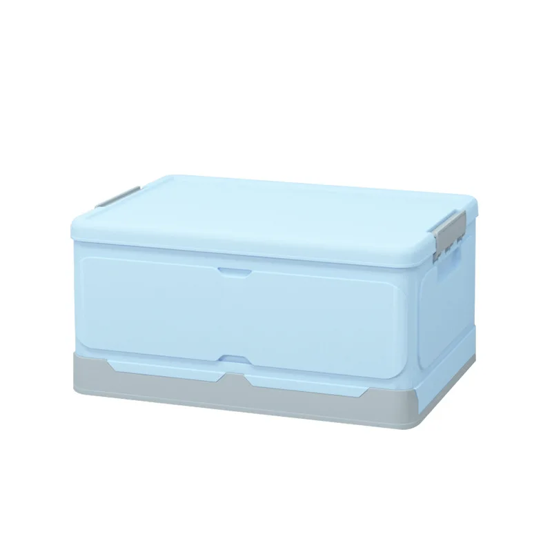 Choice Fun Classic Style Aluminum-PP Plastic Foldable Book Storage Box Rectangle Shape with Injection Technics Home Student Use