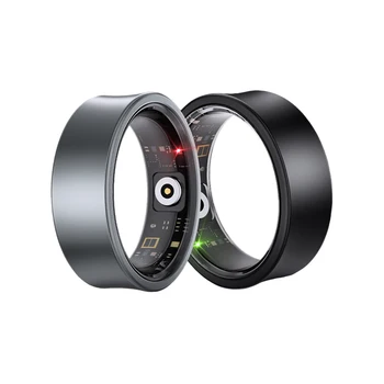 Android Smart Ring Health Tracker Remote Control Counter Electronic Ring With Chage Case