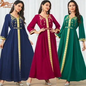 3683  Abaya Manufacturer Islamic Clothing Gulf Abayas Muslim Dubai Abaya With Embroidery