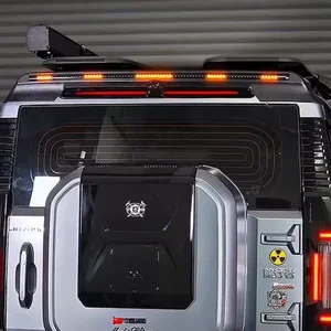 For Jetour T2 Rear Wing Lights, Flowing Tail Wing, Roof with Illuminated Wing Appearance Modification for Off-road Accessories