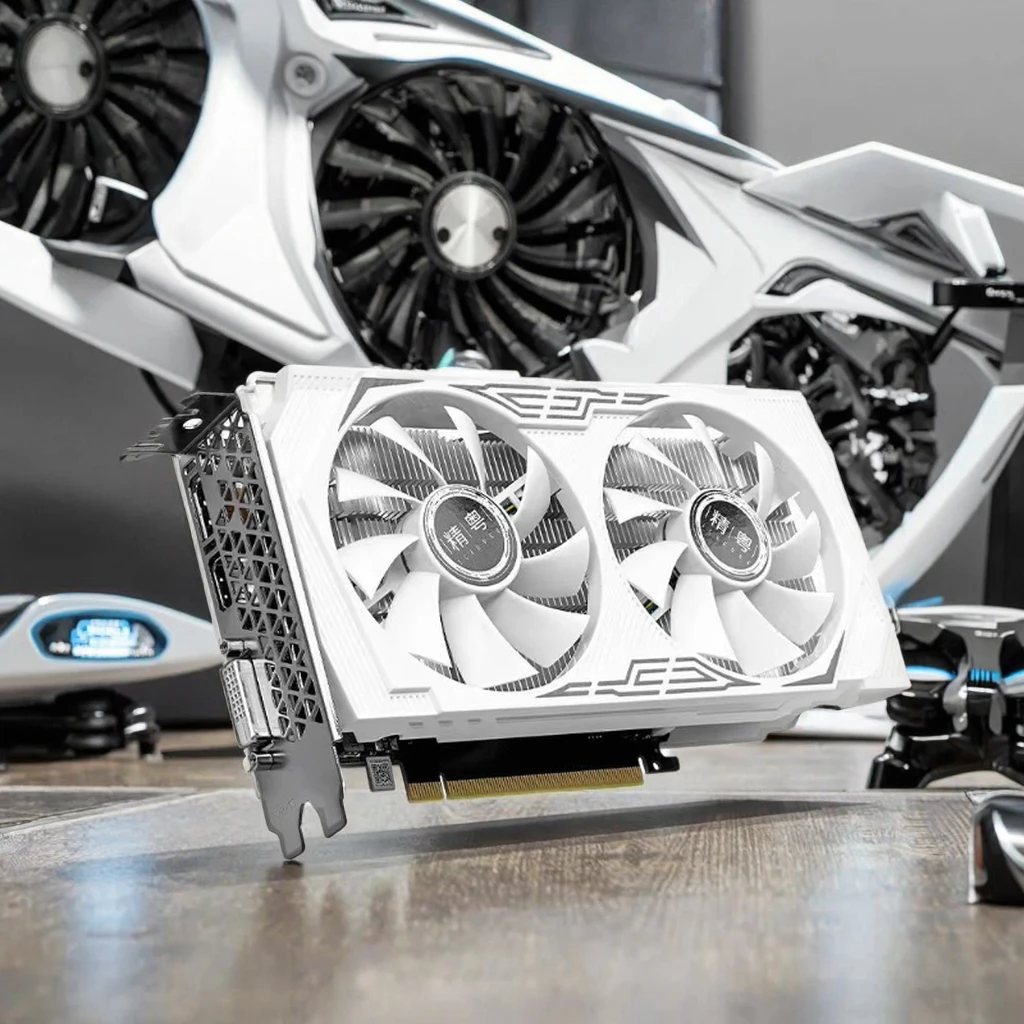 JGINYUE  RTX 3050 8GB Gaming Graphics Card with GDDR6 8Pin 128 Bit 8nm-Placa De Video Ac aperçu 6