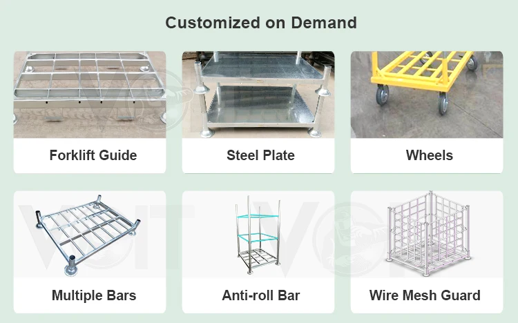Warehouse Steel Stackable Scaffolding Storage Racks