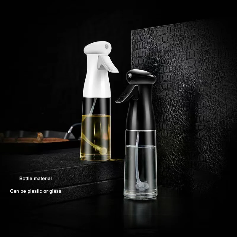 Factory wholesale 200ml 300ml 500ml press type olive oil sprayer special oil bottle for barbecue cooking