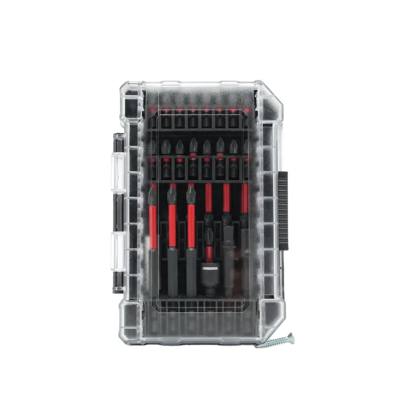 MOYOTEC 42-Piece Impact Screwdriver Bit Set With Tough Case, S2 Steel Screwdriving Sets with Magneti