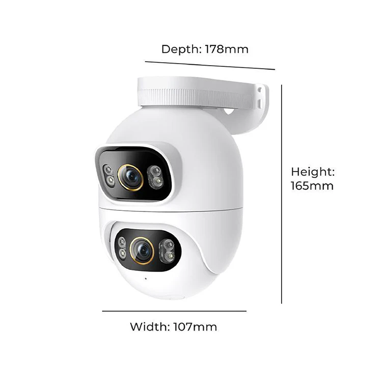 IMILAB EC6 Dual 3k+3k Wifi Spotlight Camera 360° Support Mihome App