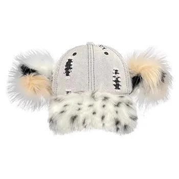 fur Sex 帽子 cap Faux Warm Winter Fuzzy Women for Hat Bucket Fur Fluffy DIrd Old oops y2k archive white 帽子