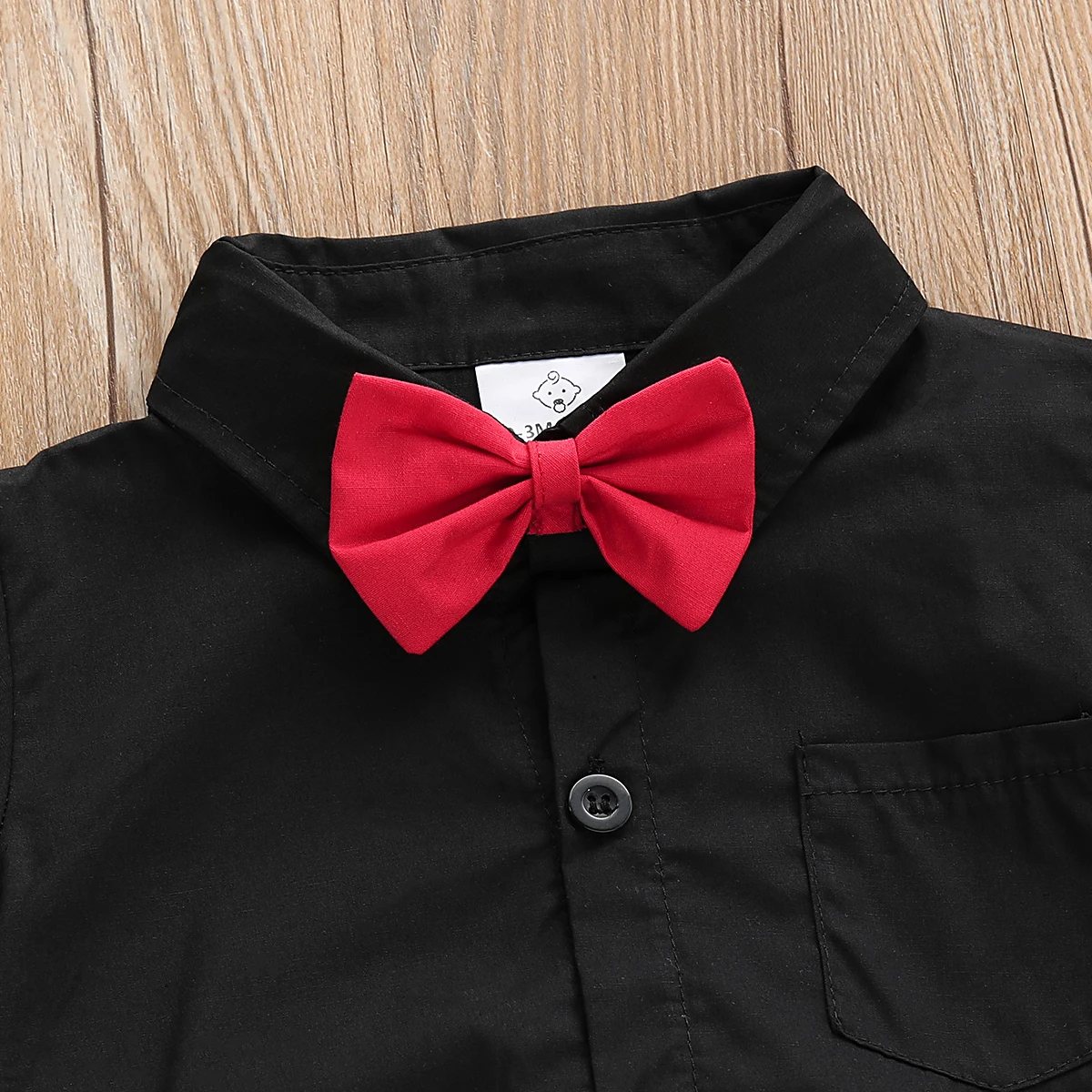 baby boy black dress shirt