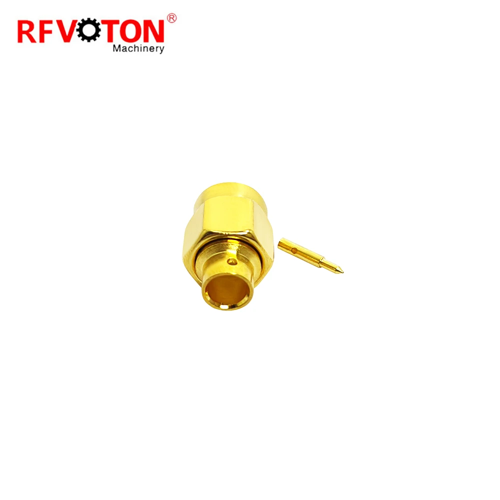 Factory Low Price Sma Male Plug Macho Solder Welding Rg402 Rg141 141  Cable Rf Coaxial Coax (rf) Connector Copper SMA Converter
