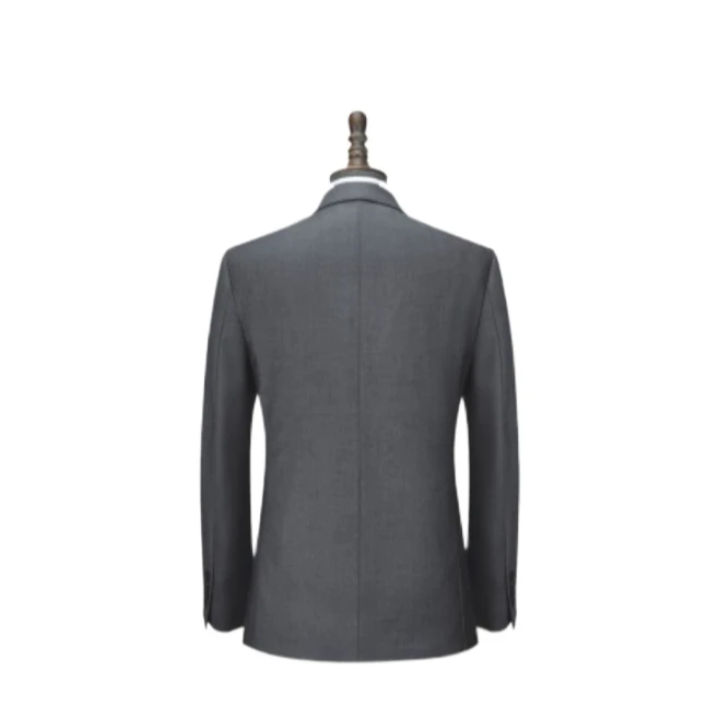 High-end Wedding Suit Custom Gray Business Casual Suit for Men Professional Men's Suit for Wedding 