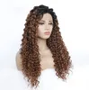 Dy3360 ลอนผมแอฟริกันสั้น สีน้ำตาลอ่อน