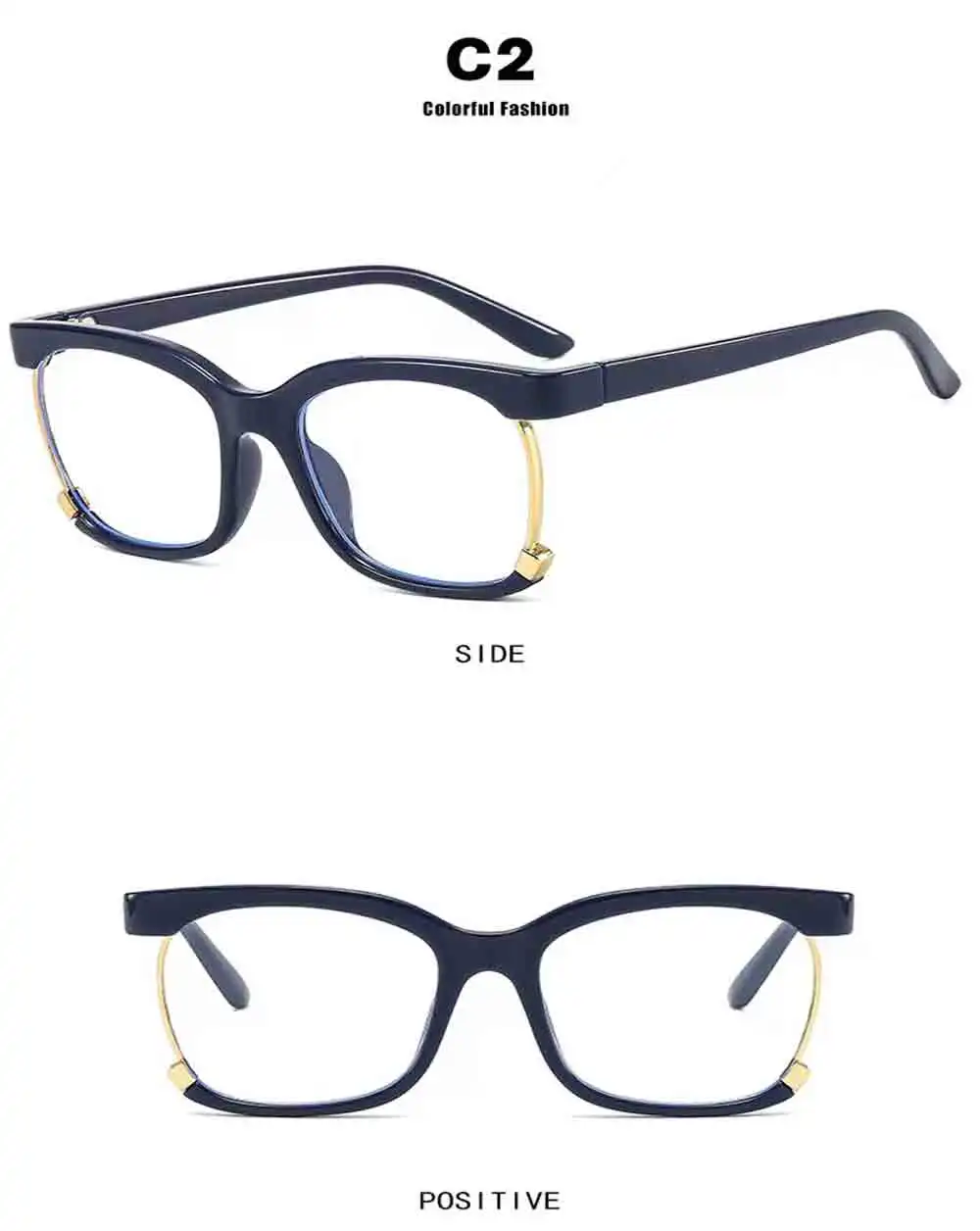 Fashion Optical Computer Eye Glasses Tr90 Frame Anti Blue Light Glasses