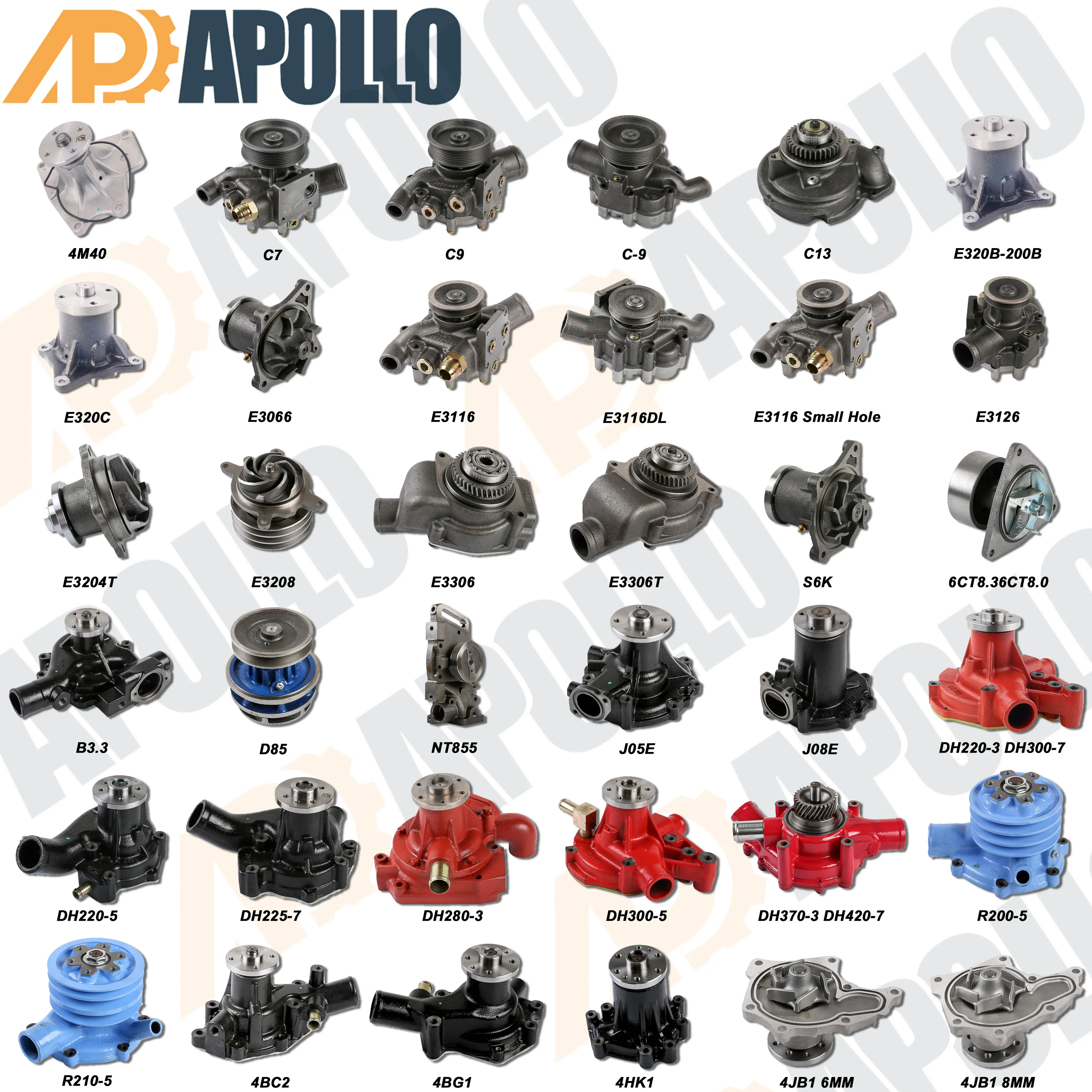 ZX55UR 60UR Water Pump 8-98098662-0 4LE2 8-98126231-0 8