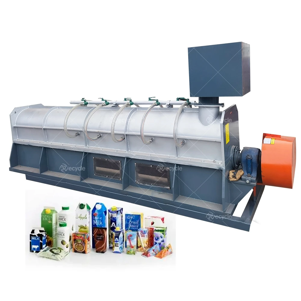 Milk Carton Paper Pulp Recycling Paper Plastic Separator Paper Plastic Separator Separating Machine