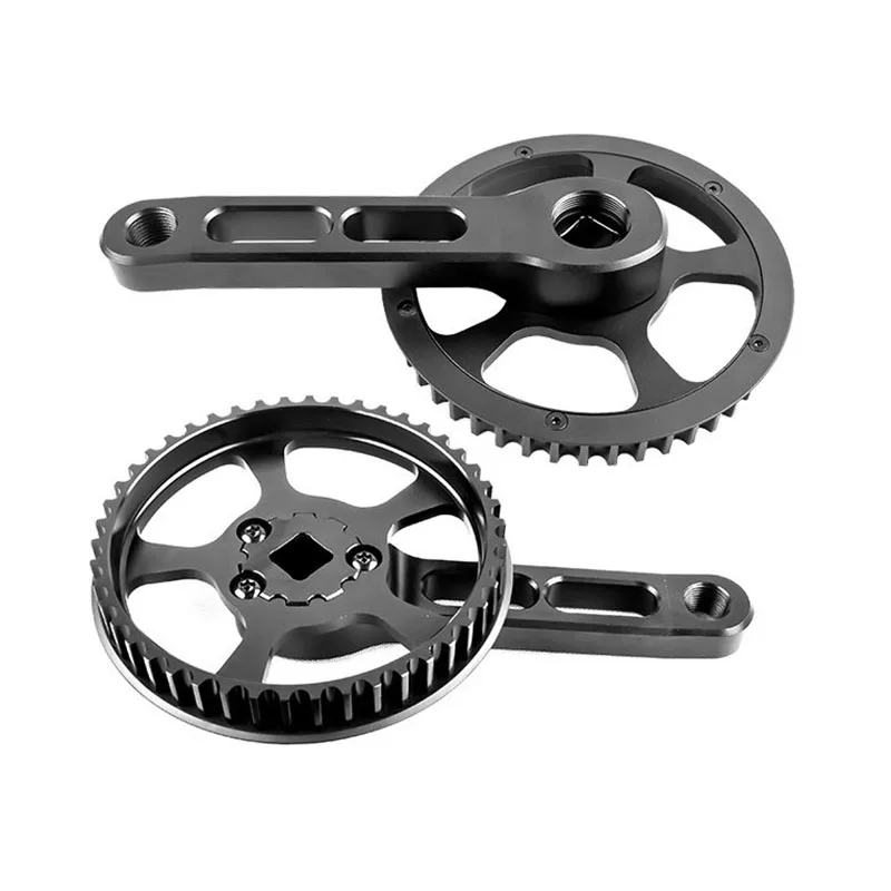 Custom Bike Chainwheel And Crank 102/120l 46t Chainring Crankset Road