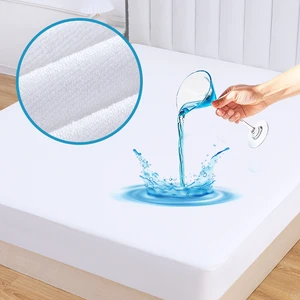 Waterproof Organic Bamboo Bed Mat Mattress Protector Fitted with Eco-Friendly Hypoallergenic Features