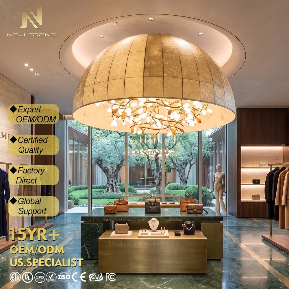 CPL-525 Bespoke Sculptural LED Chandelier – Sobrang Laki ng Pasadyang Statement Lighting para sa Hotel Lobby at Luxury Restaurant