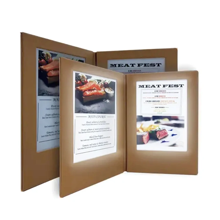 Restaurant Menu Display Led A4 Menu Holder with Led Menu Led Display
