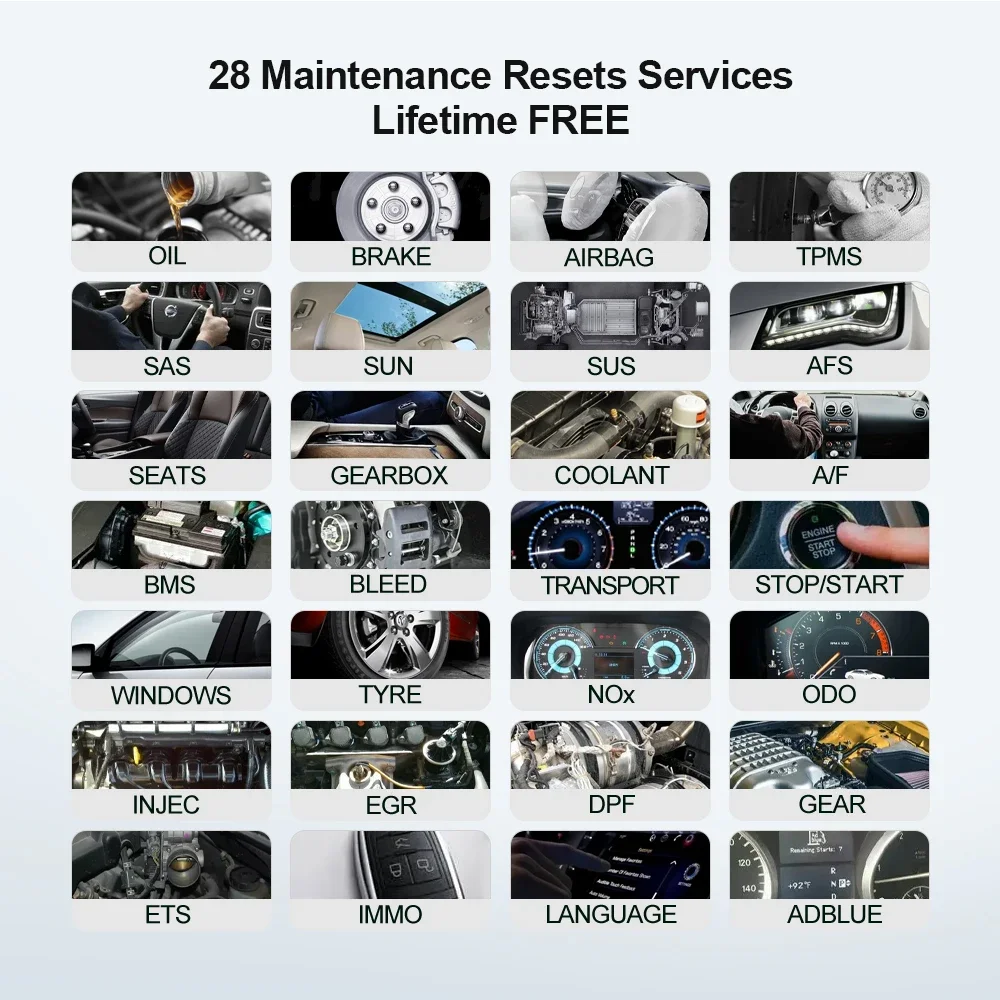 THINKCAR THINKTOOL MINI 2 OBD2 Code Reader Multifunctional Diagnostic Tool 28 Maintenance Functions 32G Memory Lifetime Free