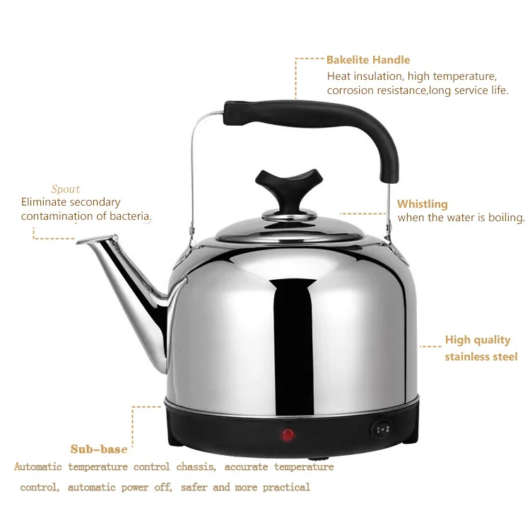 HOME & KITCHEN WHISTLE KETTLE 4L