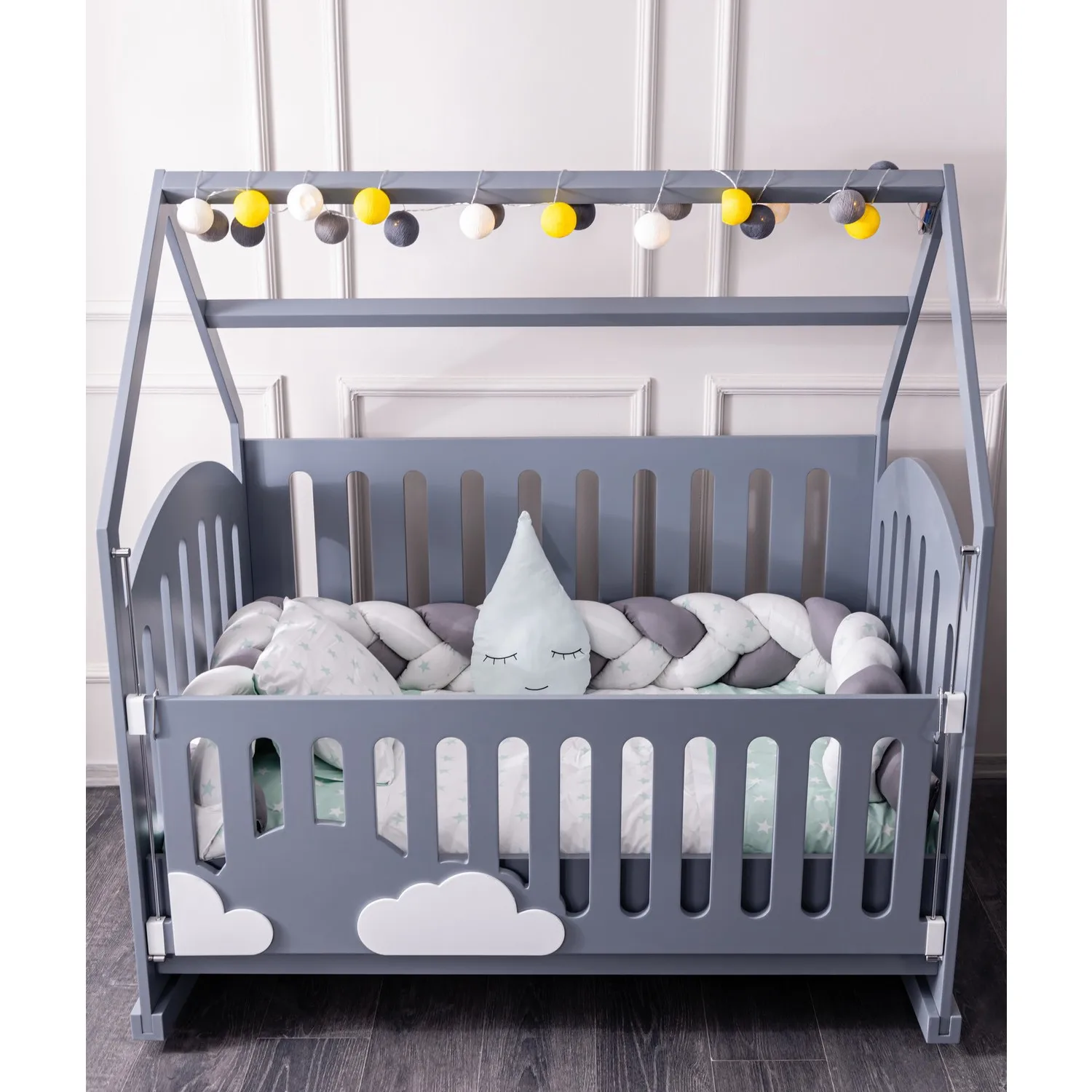 Nova 2110jmad026 Australia Hot Sell Kids Bedroom Furniture Set Grey