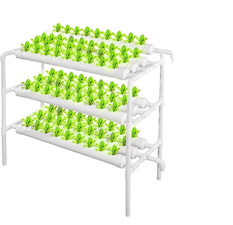 108 Plant Sites Hydroponic Grow Kit Water Culture Garden Plant System Leafy Vegetables Lettuce Herb Hydroponics Growing System