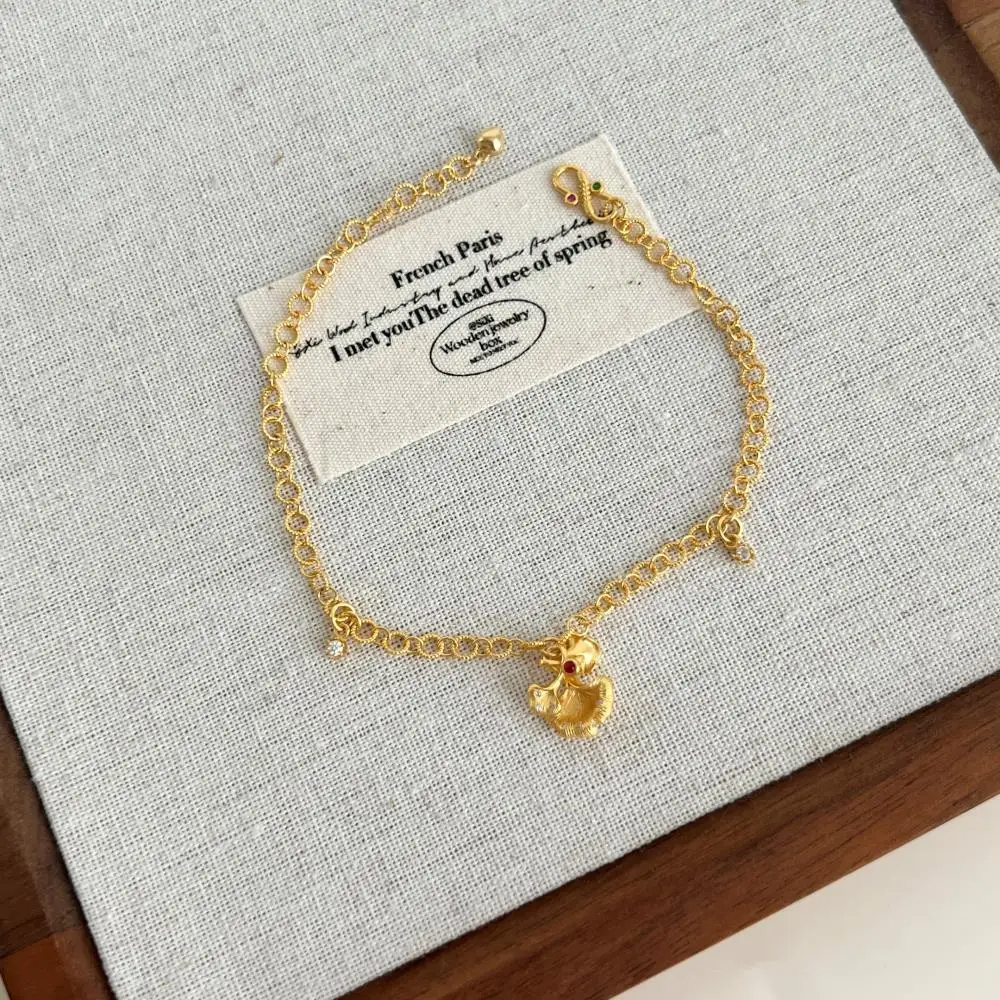 KAKODIY gold-plated personalized luxury custom 925 sterling silver women's flower pendant bracelet detail 8