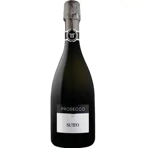 Italian Extra Dry Prosecco DOC Sparkling Wine for Starters and Light Pasta 6 Bottles Per Box