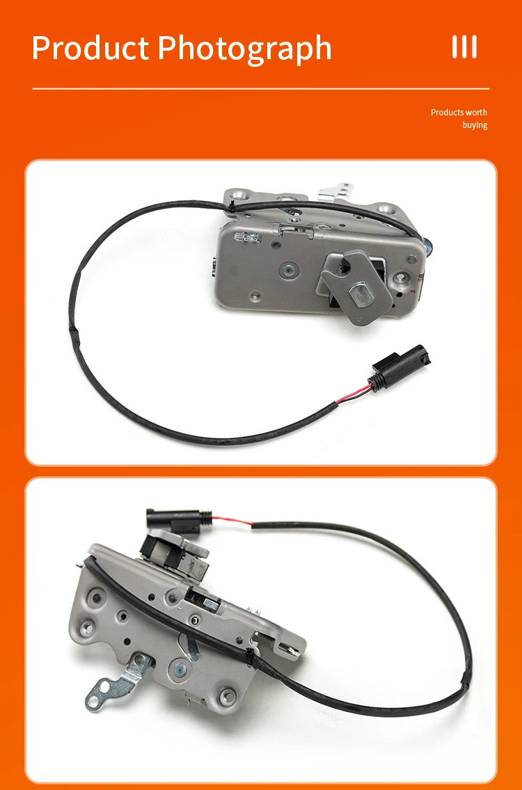 product factory car door lock latch actuator 2 pins oe a4637301435 a4637302602 for w463 mercedes   benz right rear lock-3