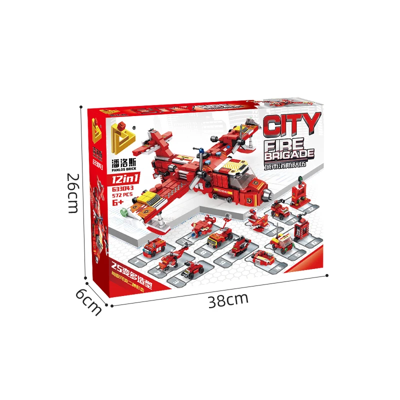 Model Plastic Building Blocks Children Bricks Plane Transform Robot Toys  for Kids Indoor Playing
