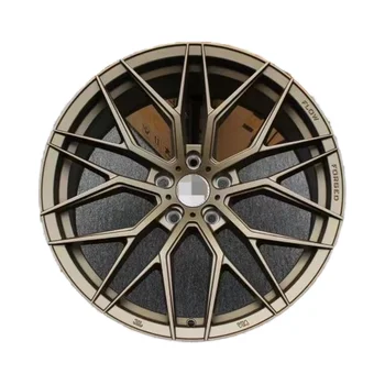Custom 17-20 Inch Universal Fit Aluminium Alloy Car Rims Matte Black Finish New Condition with 30mm 35mm 40mm Spacing