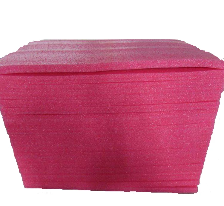Antistatic Pearl Cotton Inner Tray Customized pink Epe Pearl Cotton Box Lining Epe Foam Sheet