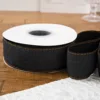 4cm wide black smooth denim webbing 1 yard (10 yards/roll)