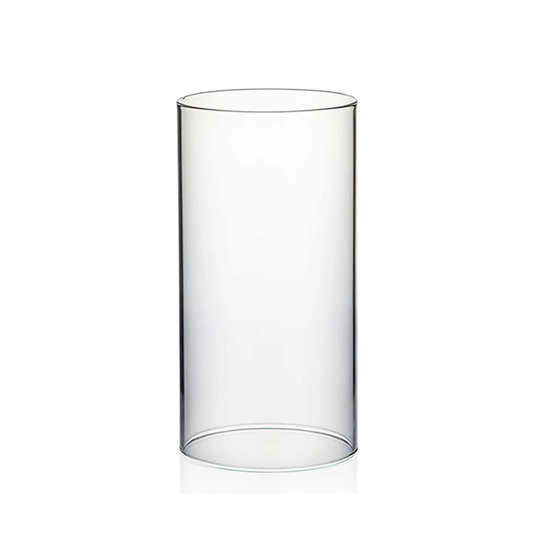 Dia70mm Glass Cylinder Without Base Open Flame Candle Chimney Tube ...