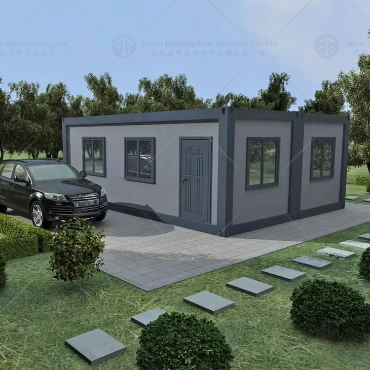 Stable Structure Cheap Light Steel Prefab Container House in South Africa