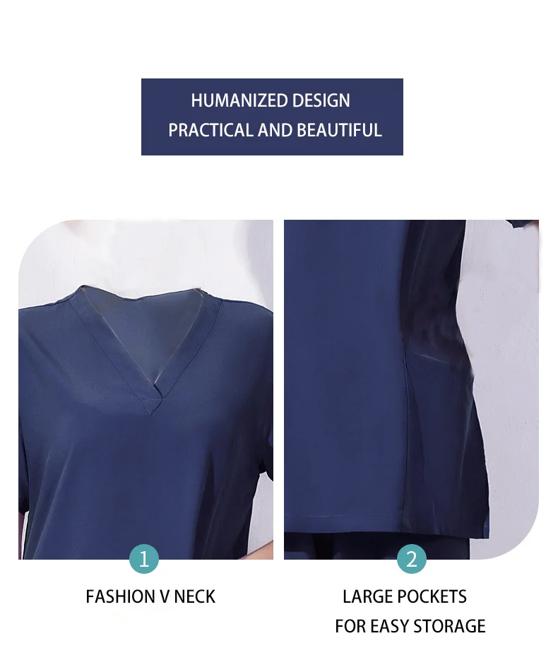 Scrubs Practical Nursing Hospital Uniform Medical Scrubs Sets 2024