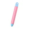 Cordón rosa con agujero colgante/pluma de punta de silicona líquida