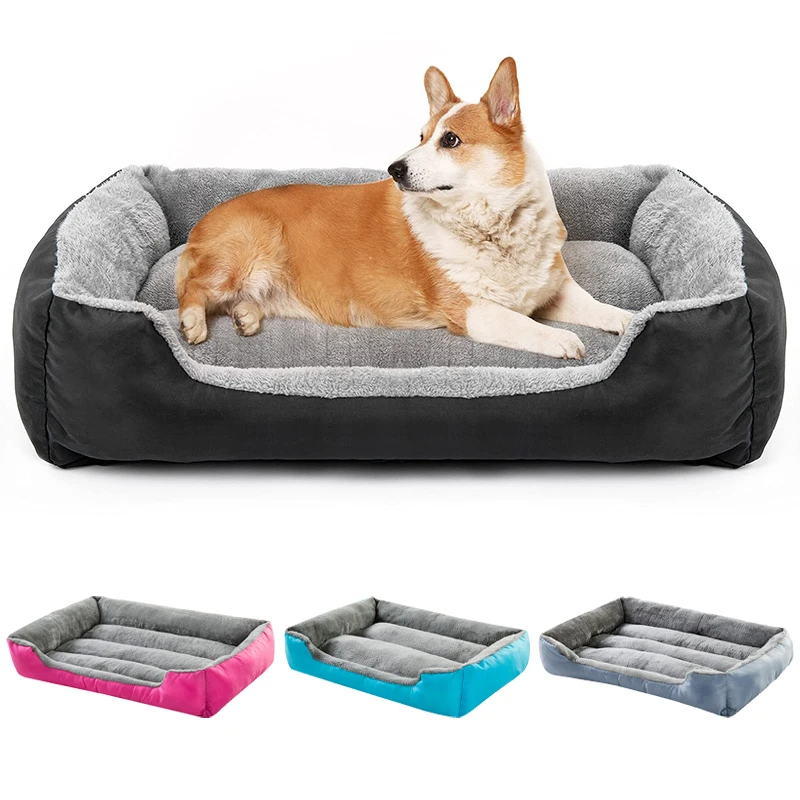 Wholesale custom-made washable large washable luxury pet dog bed for large dogs