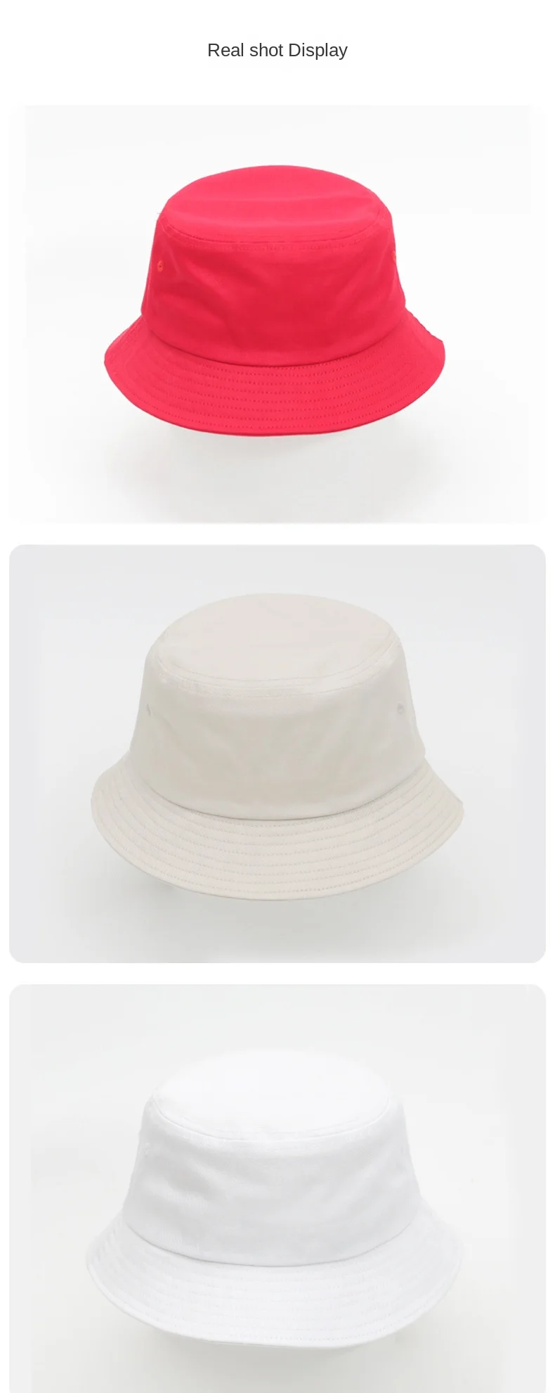 Custom Cotton Bucket Hats Design Your Own Embroidery Bucket Hats With