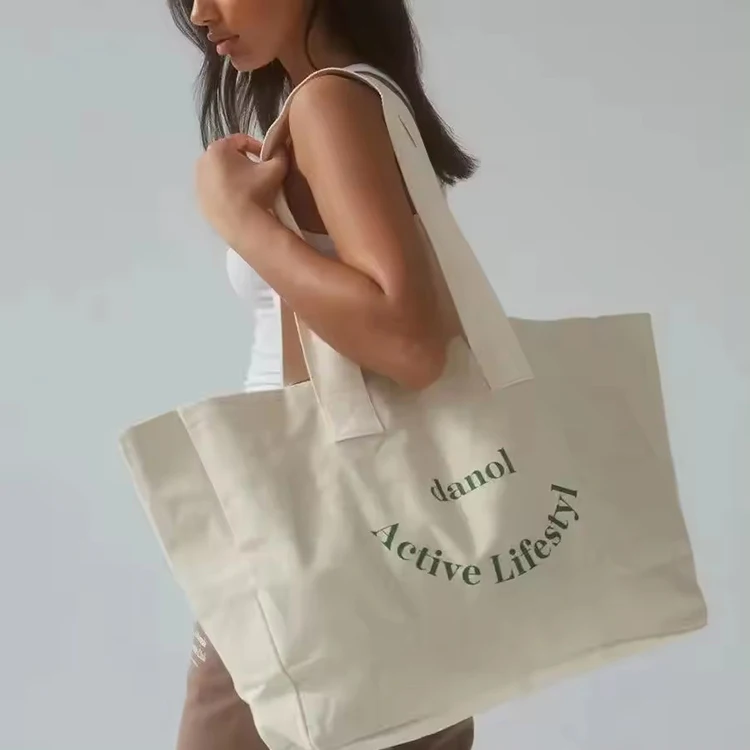 Professional Customized Shopping Bag Reusable Cotton Canvas Tote Bag