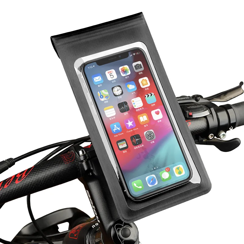 360 ° Bicicleta bici impermeable teléfono caso soporte de montaje para todos los teléfonos móviles 