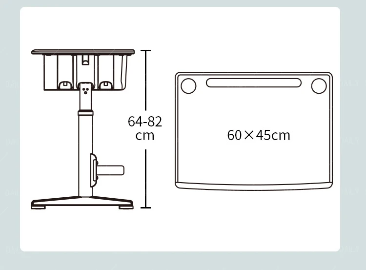 Single Seat Student Desk And Chair hand crank desk Adjustable Standing school Desk