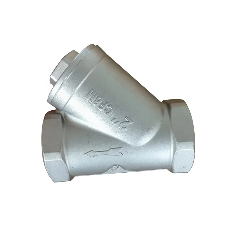 800WOG Stainless steel /SS 316 NPT/BSP CF8 Screw Ends Thread Y Type Strainer/Filter